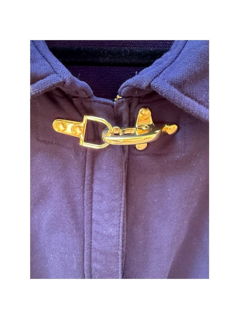 Lauren Ralph Lauren Navy Zip-Up Casual Jacket w/ Gold-Tone Accents Sz. 3X (EUC) - Picture 6 of 9